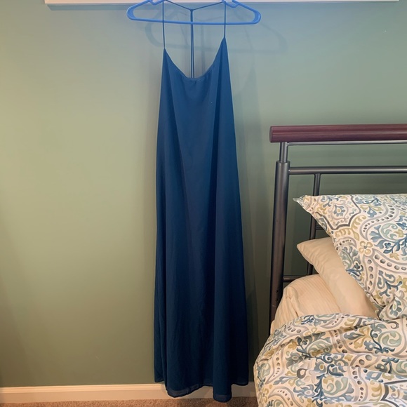 Sparkle & Fade Dresses & Skirts - Sparkle and Fade blue maxi dress